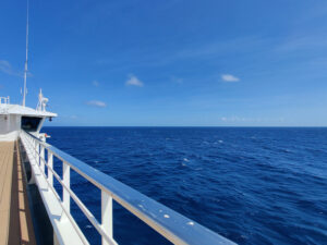 Anfahrt auf Assumption Island