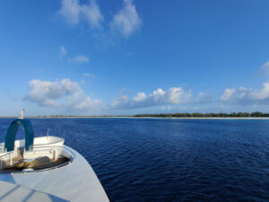 letzter Blick auf Assumption Island