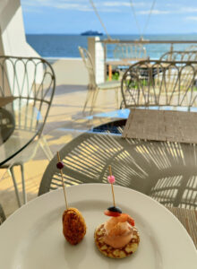 Snack mit Aussicht