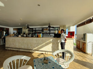 Snack im Baobab Hotel