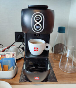 Kaffee auf der Kabine
