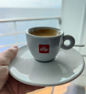 Kaffee auf der Kabine