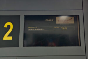 ET818 von Maputo nach Addis Abeba