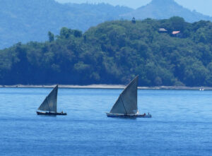 Boote vor Nosy Be