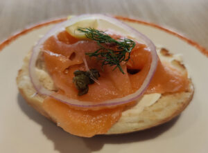Lachsbagel