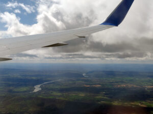 Anflug auf Washington