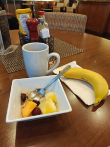 Frühstück im Hotel