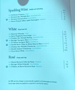 Weinkarte