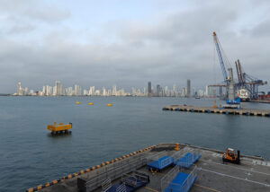 Blick auf das moderne Cartagena