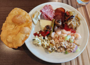 Abendessen im Lido Market