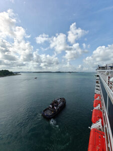 Einfahrt in den Gatun See