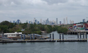 erster Blick auf Panama City
