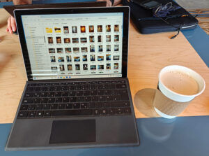 Arbeiten mit einem White Mocha