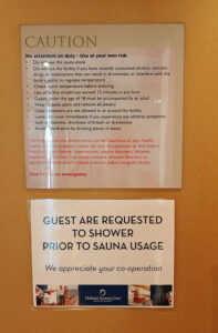 Sauna Lido Deck