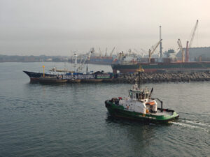 Ankunft in Puerto Quetzal