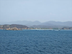 Anfahrt auf Huatulco