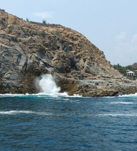 Blow Hole am Leuchtturm