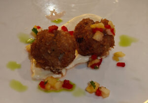 Spiced Coconut Crusted Meatballs