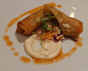Jerked Chicken Egg Roll