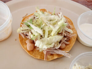 Chicken Tostada