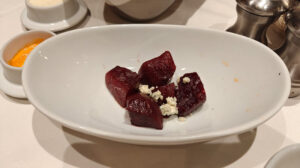Roasted Baby Beets with Blue Cheese