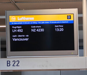 LH 492 FRA - YVR