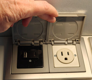 USB A und C, US Steckdose