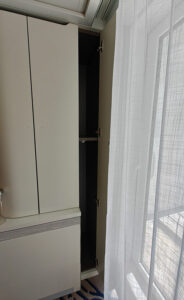 Stauraum am Fenster