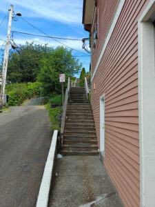 Treppe bei der Edmond Street