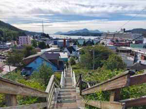 Treppe bei der Edmond Street