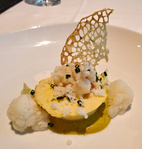 Parfait du Chou-Fleur au Homard et Curry