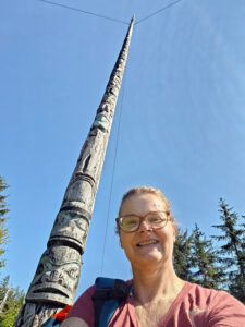 Selfie am Totem