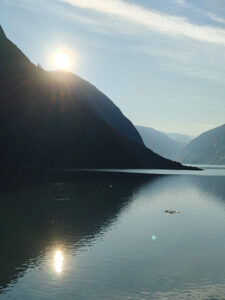 auf dem Weg zum Dawes Glacier