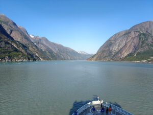 Rückfahrt im Endicott Arm