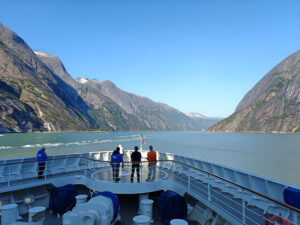 Rückfahrt im Endicott Arm