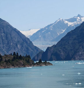 Blick zum South Sawyer Glacier