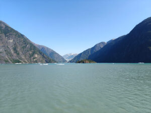 Blick zum South Sawyer Glacier
