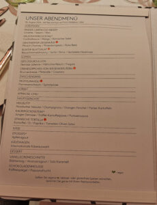 Hanseatic Abendessen