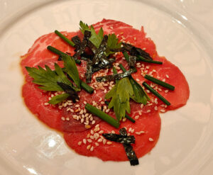 Rinder Carpaccio Nikkei
