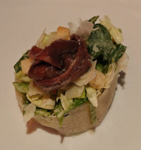 Caesars Salad mit extra Anchovis