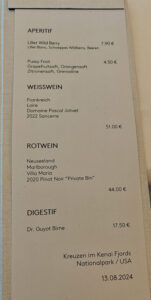 l´esprit Abendessen