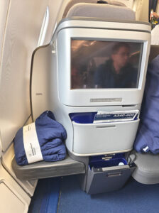 Business Class in der alten A340-600