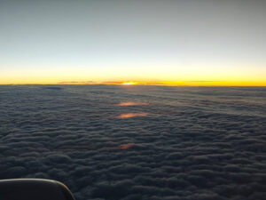 Sonnenaufgang in Deutschland