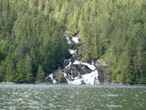 Wasserfall von Butedale