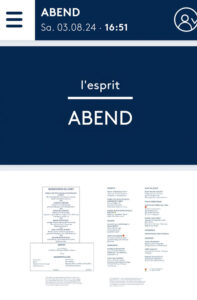 Abendessen l´esprit