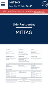 Lido Mittagessen