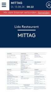 Lido Mittagessen