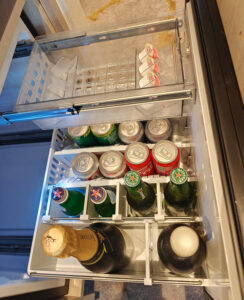 Minibar Getränke