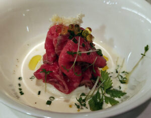 Seared Wagyu Beef Crudo