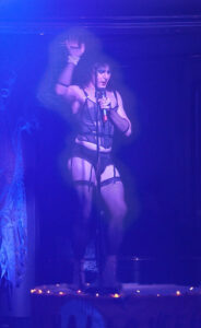 Aaron als Frank N. Furter